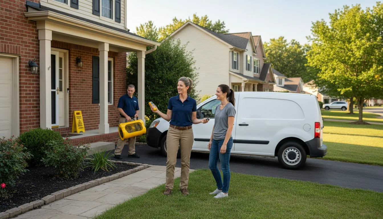 Water restoration image for Flood Water Cleanup, Removal And Restoration Services in Highland Home, AL